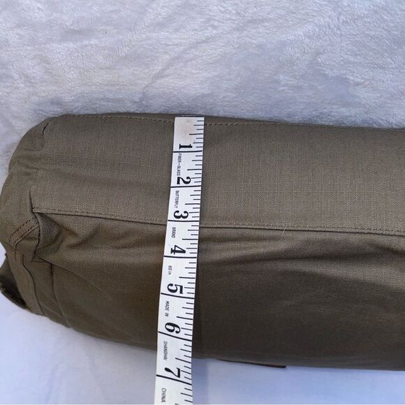 Vintage Fossil Voyages Crossbody Bag Ripstop Khaki Green Canvas Map Liner Y2K - Picture 8 of 13